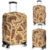 Navajo Tribal Aztec Native Indians American Print Elastic Luggage Cover-grizzshop