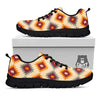 Navajo Tribal Southwestern Print Pattern Black Sneaker-grizzshop