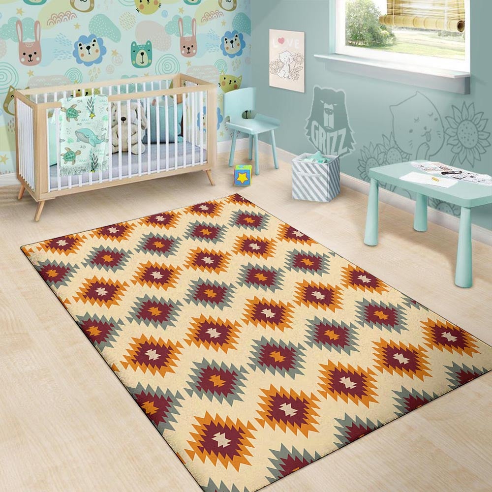 Navajo Tribal Southwestern Print Pattern Floor Mat-grizzshop