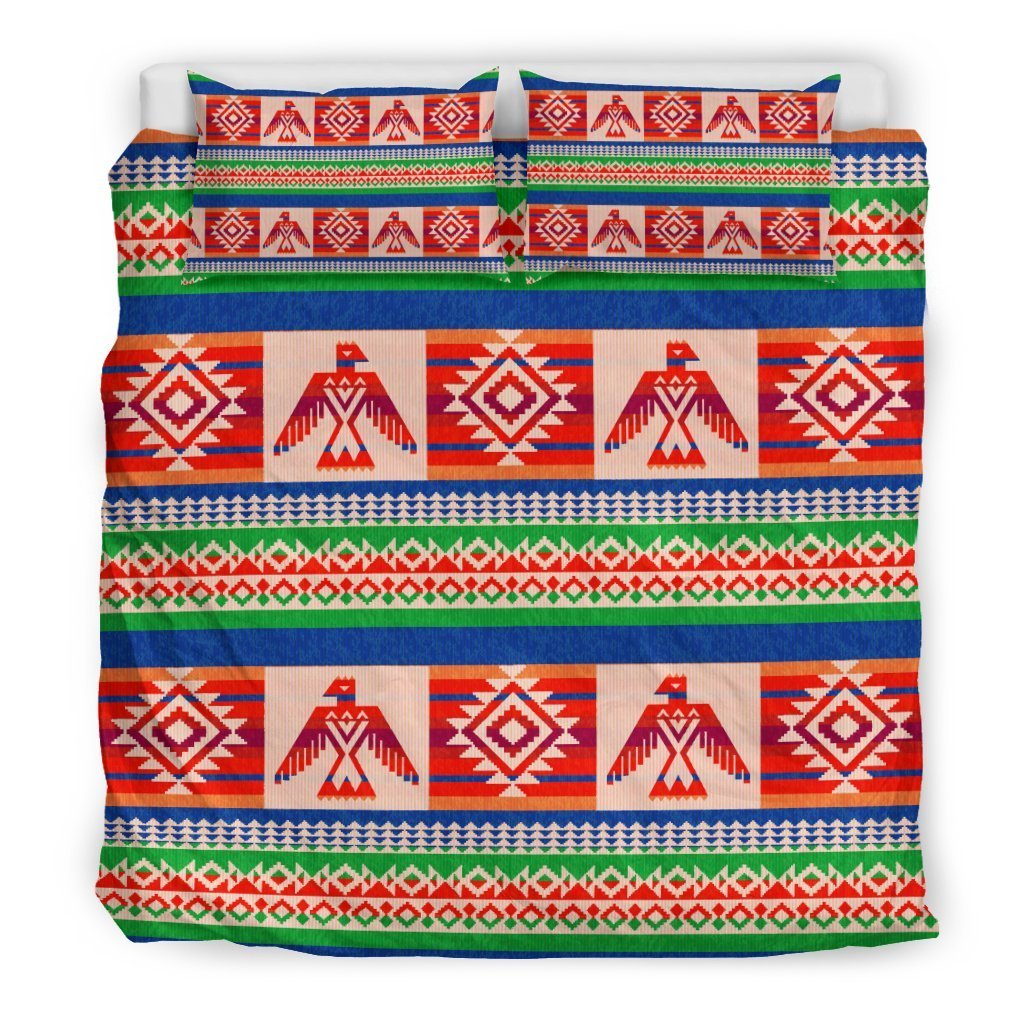 Navajo Aztec Tribal Native Indians American Print Duvet Cover Bedding Set-grizzshop