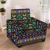 Navojo Aztec Print Armchair Cover-grizzshop