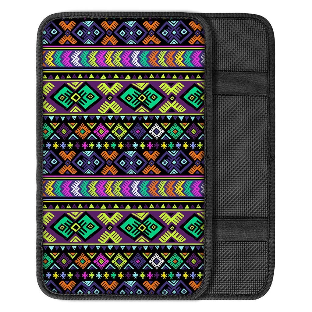 Navojo Aztec Print Car Console Cover-grizzshop