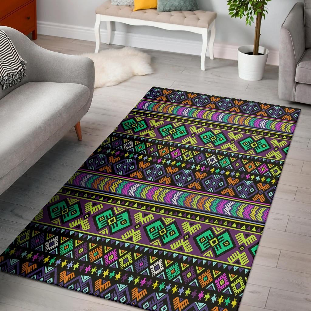 Navojo Aztec Print Floor Mat-grizzshop