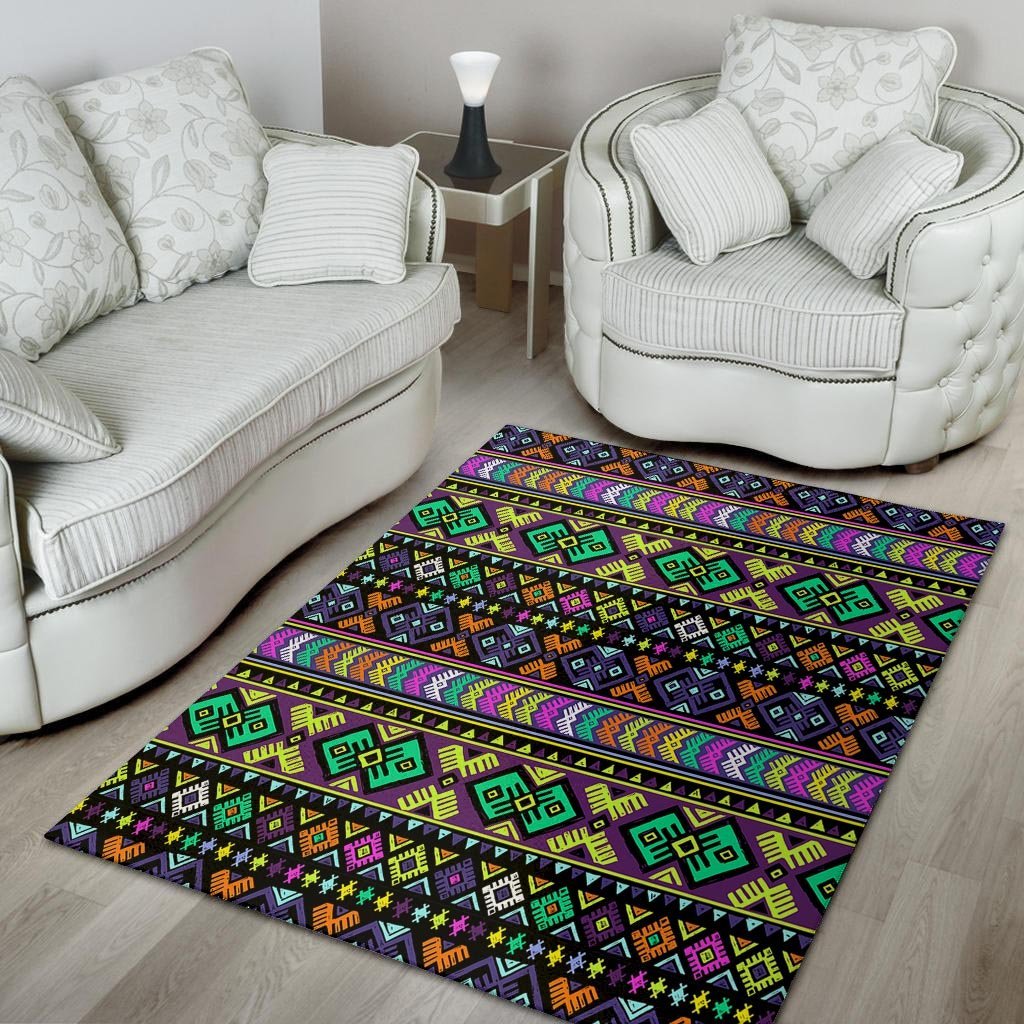 Navojo Aztec Print Floor Mat-grizzshop