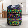 Navojo Aztec Print Laundry Basket-grizzshop