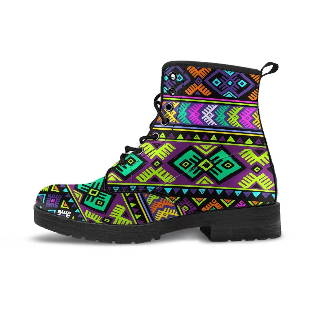 Navojo Aztec Print Men's Boots-grizzshop