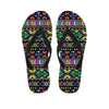 Navojo Aztec Print Men's Flip Flops-grizzshop