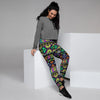 Navojo Aztec Print Women's Joggers-grizzshop