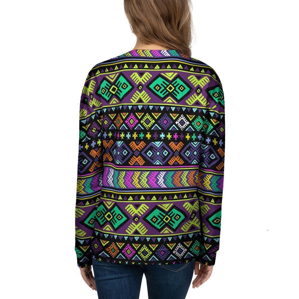 Navojo Aztec Print Women's Sweatshirt-grizzshop