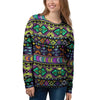 Navojo Aztec Print Women's Sweatshirt-grizzshop