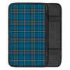 Navy Blue Plaid Tartan Car Console Cover-grizzshop