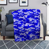 Navy Camo And Camouflage Print Blanket-grizzshop