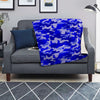 Navy Camo And Camouflage Print Blanket-grizzshop
