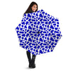 Navy Cow Print Pattern Umbrella-grizzshop