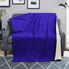 Navy Glitter Texture Print Blanket-grizzshop