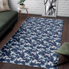 Navy Military Camouflage Camo Pattern Print Floor Mat-grizzshop