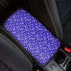 Navy Paisley Bandana Print Car Center Console Cover-grizzshop