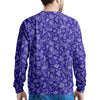 Navy Paisley Bandana Print Men's Sweatshirt-grizzshop