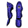 Navy Paisley Bandana Print Muay Thai Shin Guards-grizzshop