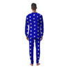 Navy Paw Print Men's Pajamas-grizzshop