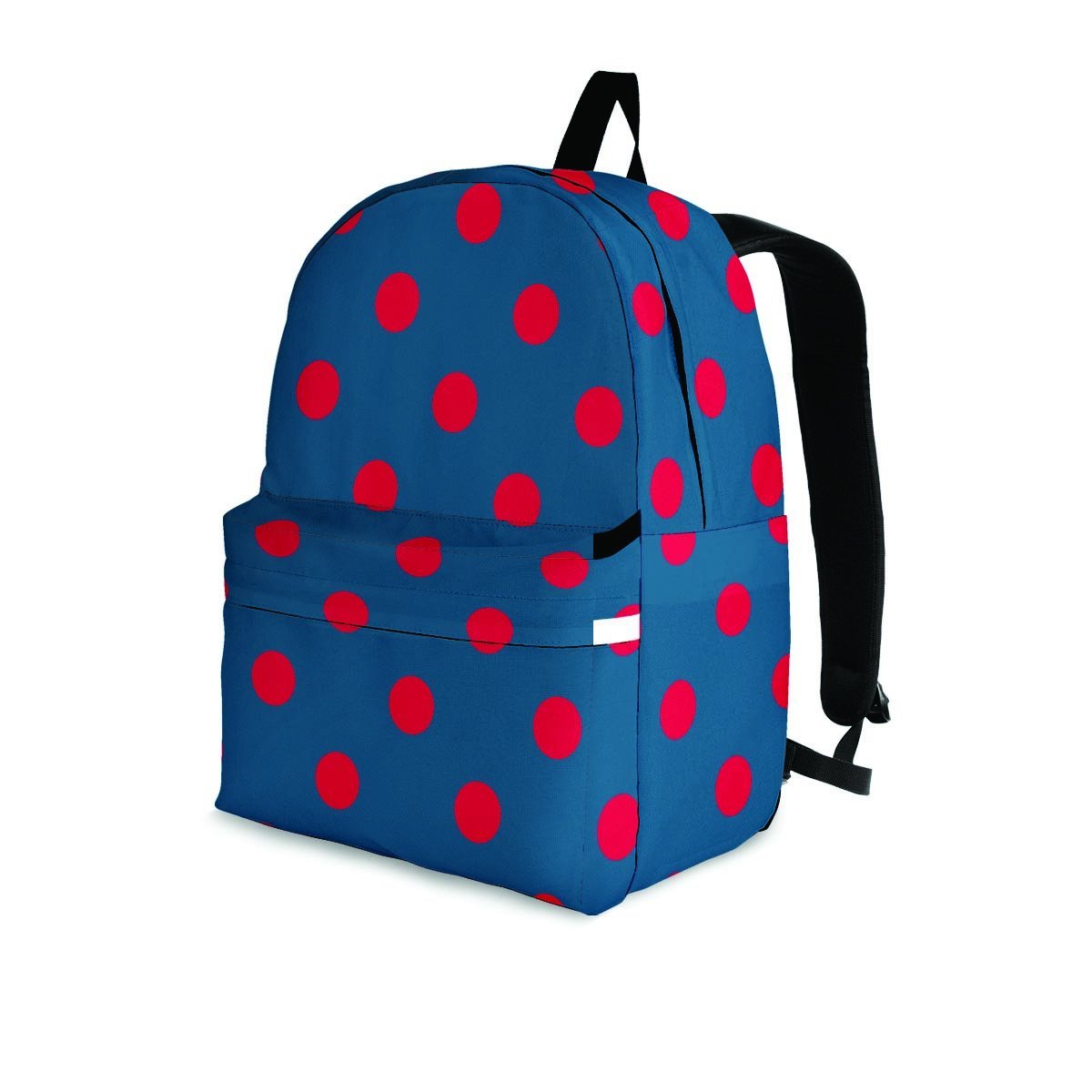 Navy Polka Dot Backpack-grizzshop