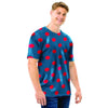 Navy Polka Dot Men T Shirt-grizzshop