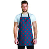 Navy Polka Dot Men's Apron-grizzshop