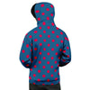 Navy Polka Dot Men's Hoodie-grizzshop