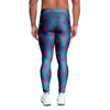 Navy Polka Dot Men's Leggings-grizzshop