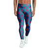 Navy Polka Dot Men's Leggings-grizzshop