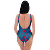 Navy Polka Dot One Piece Swimsuite-grizzshop