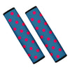 Navy Polka Dot Seat Belt Cover-grizzshop