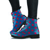 Navy Polka Dot Women's Boots-grizzshop