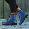 Navy Polka Dot Women's Boots-grizzshop