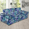 Navy Snail Pattern Print Sofa Covers-grizzshop