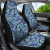 Navy Snail Pattern Print Universal Fit Car Seat Cover-grizzshop