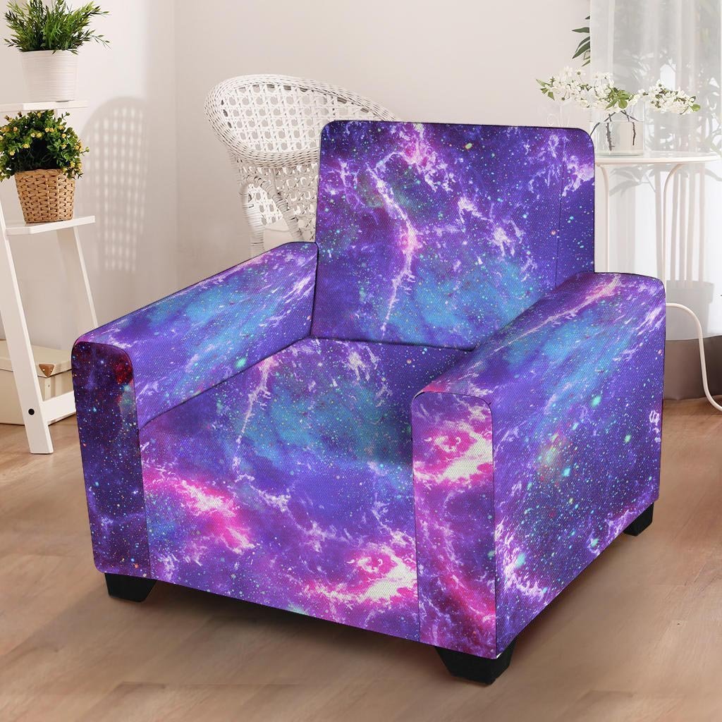 Nebula Galaxy Space Armchair Cover-grizzshop