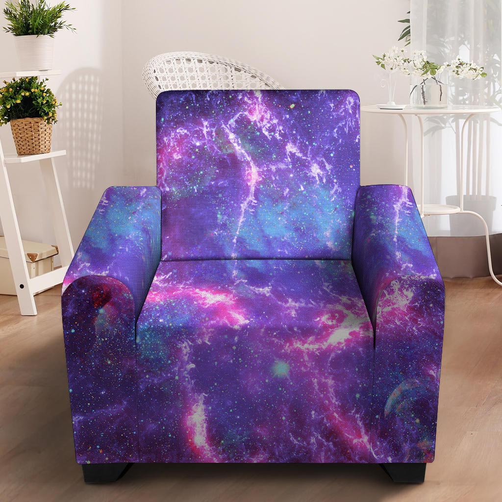 Nebula Galaxy Space Armchair Cover-grizzshop