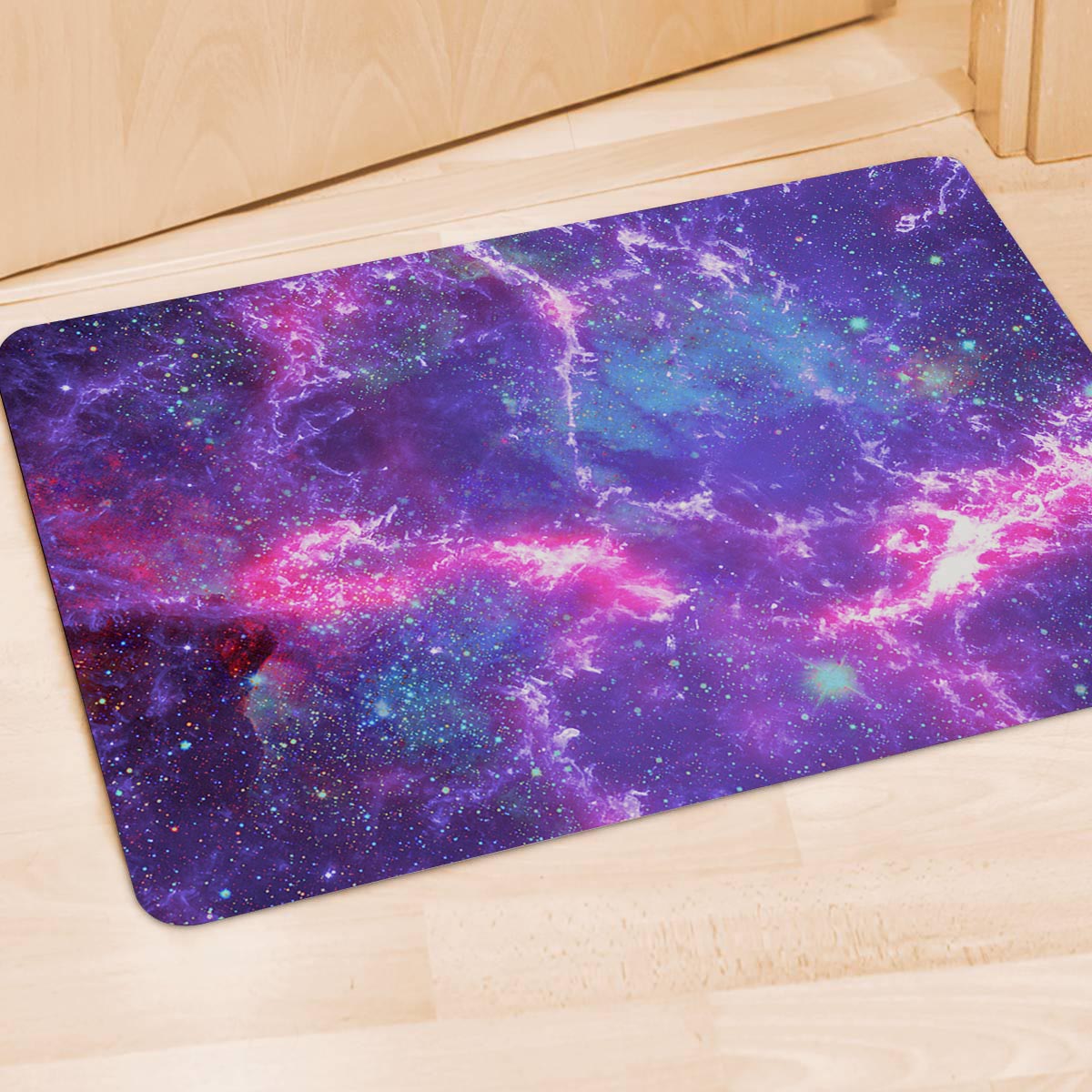 Nebula Galaxy Space Door Mat-grizzshop