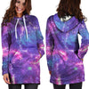 Nebula Galaxy Space Hoodie Dress-grizzshop