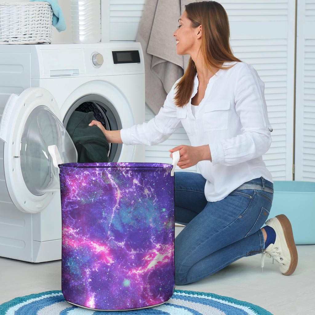 Nebula Galaxy Space Laundry Basket-grizzshop