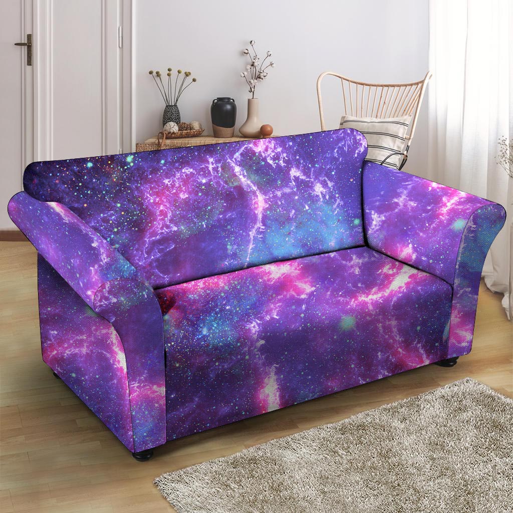 Nebula Galaxy Space Loveseat Cover-grizzshop