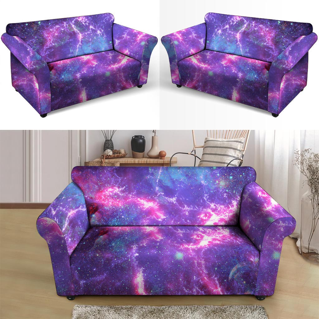 Nebula Galaxy Space Loveseat Cover-grizzshop