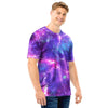 Nebula Galaxy Space Men T Shirt-grizzshop