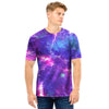 Nebula Galaxy Space Men T Shirt-grizzshop