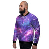 Nebula Galaxy Space Men's Bomber Jacket-grizzshop