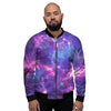 Nebula Galaxy Space Men's Bomber Jacket-grizzshop