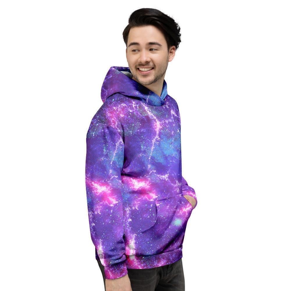 Nebula Galaxy Space Men's Hoodie-grizzshop