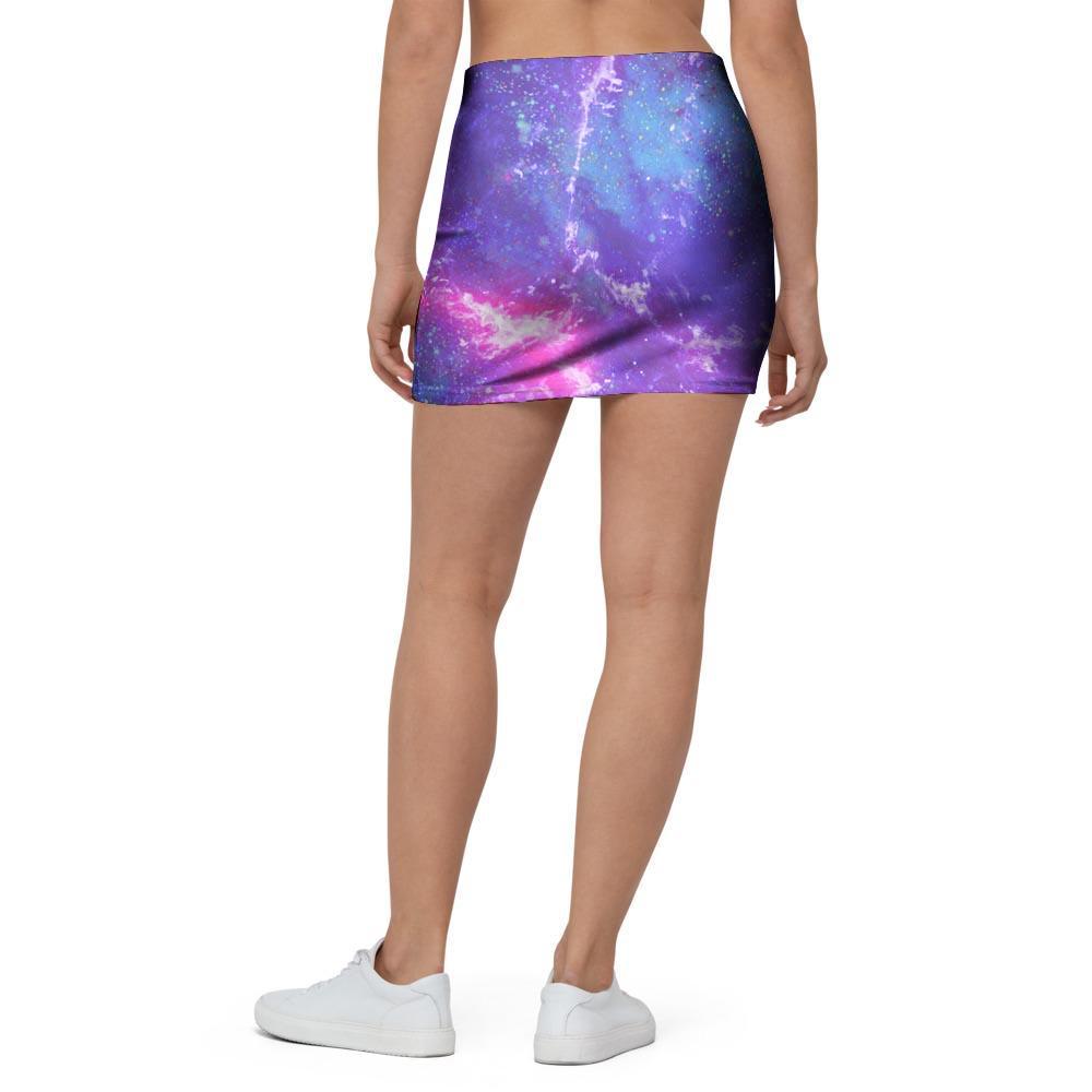 Nebula Galaxy Space Mini Skirt-grizzshop