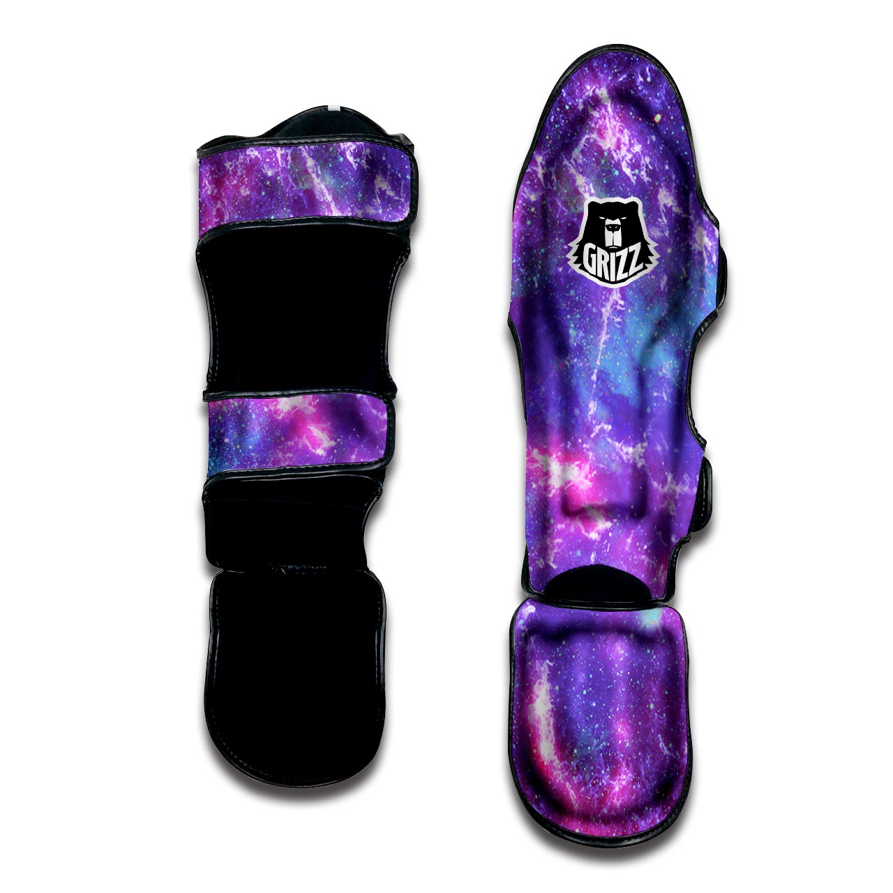 Nebula Galaxy Space Muay Thai Shin Guard-grizzshop